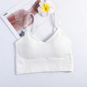 Women Super Lift Bra - Wire-Free Seamless, Padded Cups White.